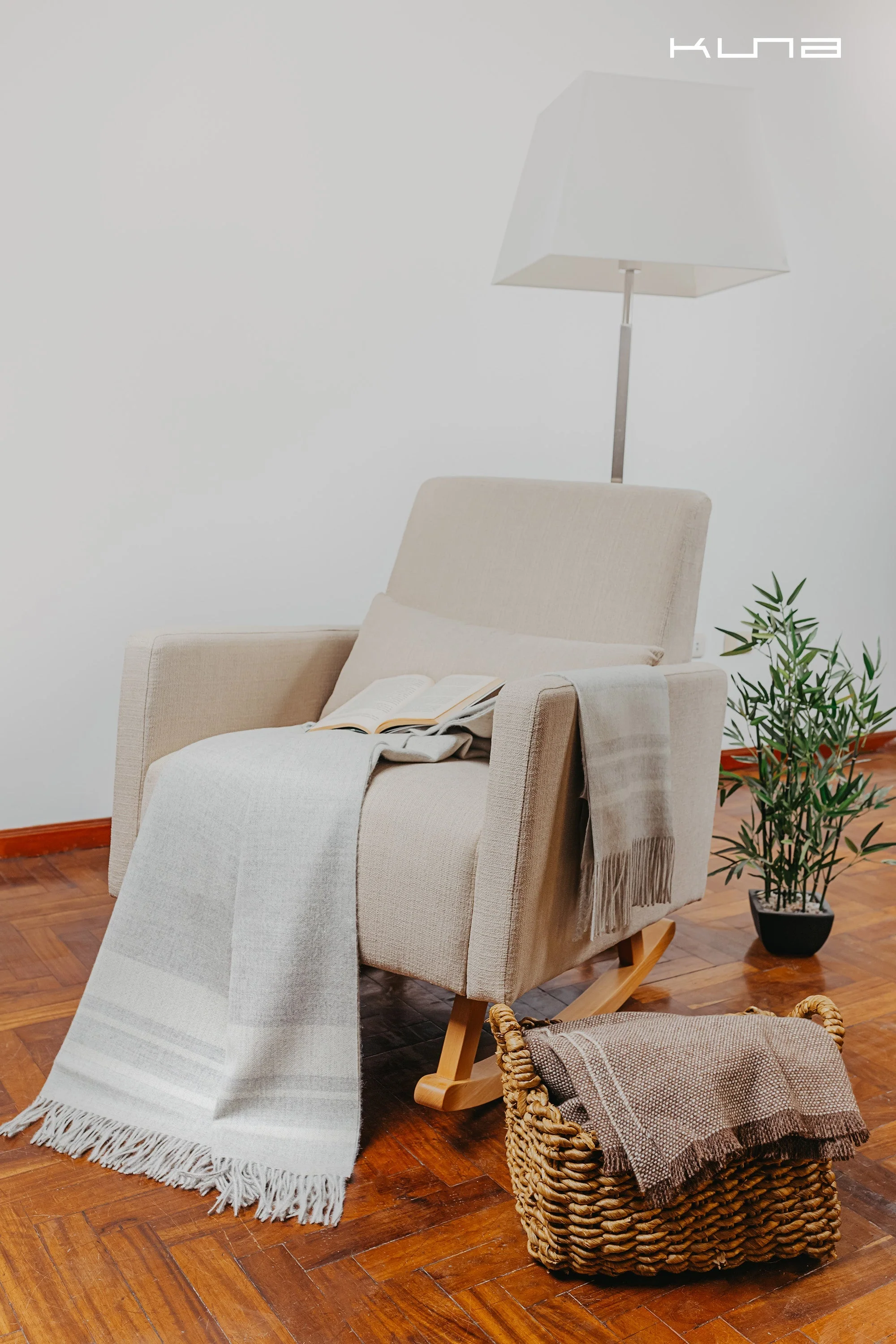 Vinnie Blanket Alpaca Color Grey & Claro