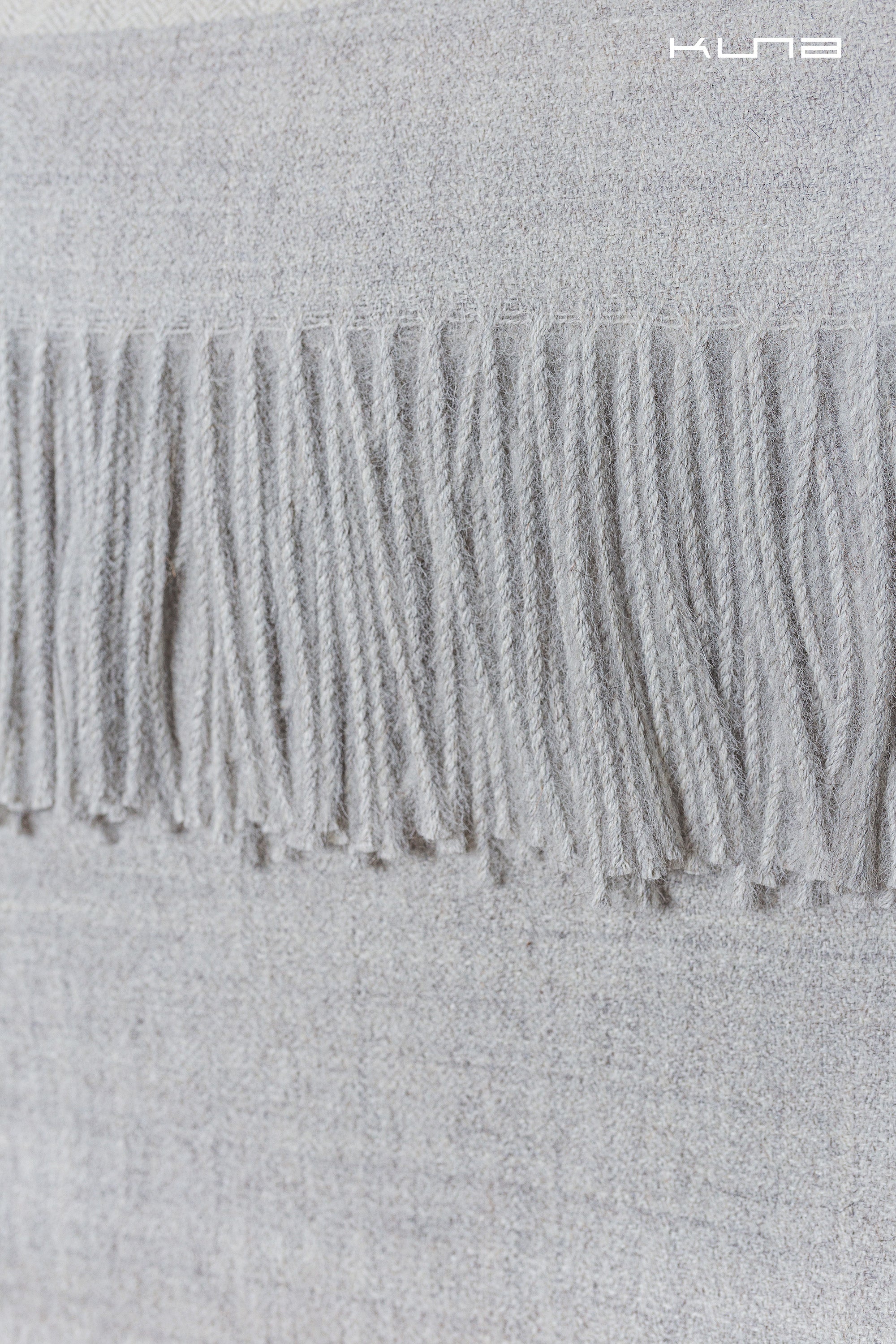 Vinnie Blanket Alpaca Color Grey & Claro - Image 2