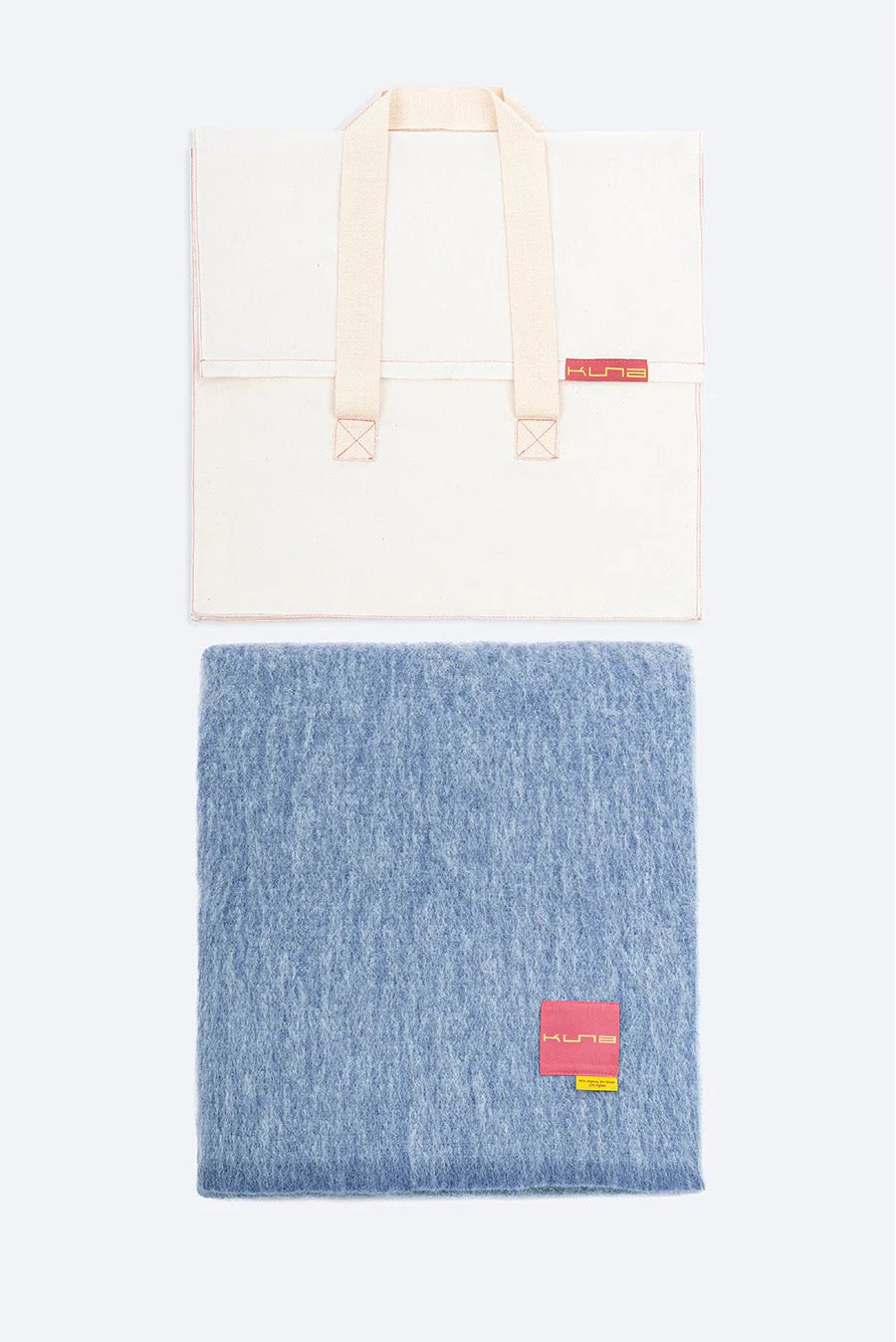 Vivere Blanket Alpaca Color Blue - Image 6