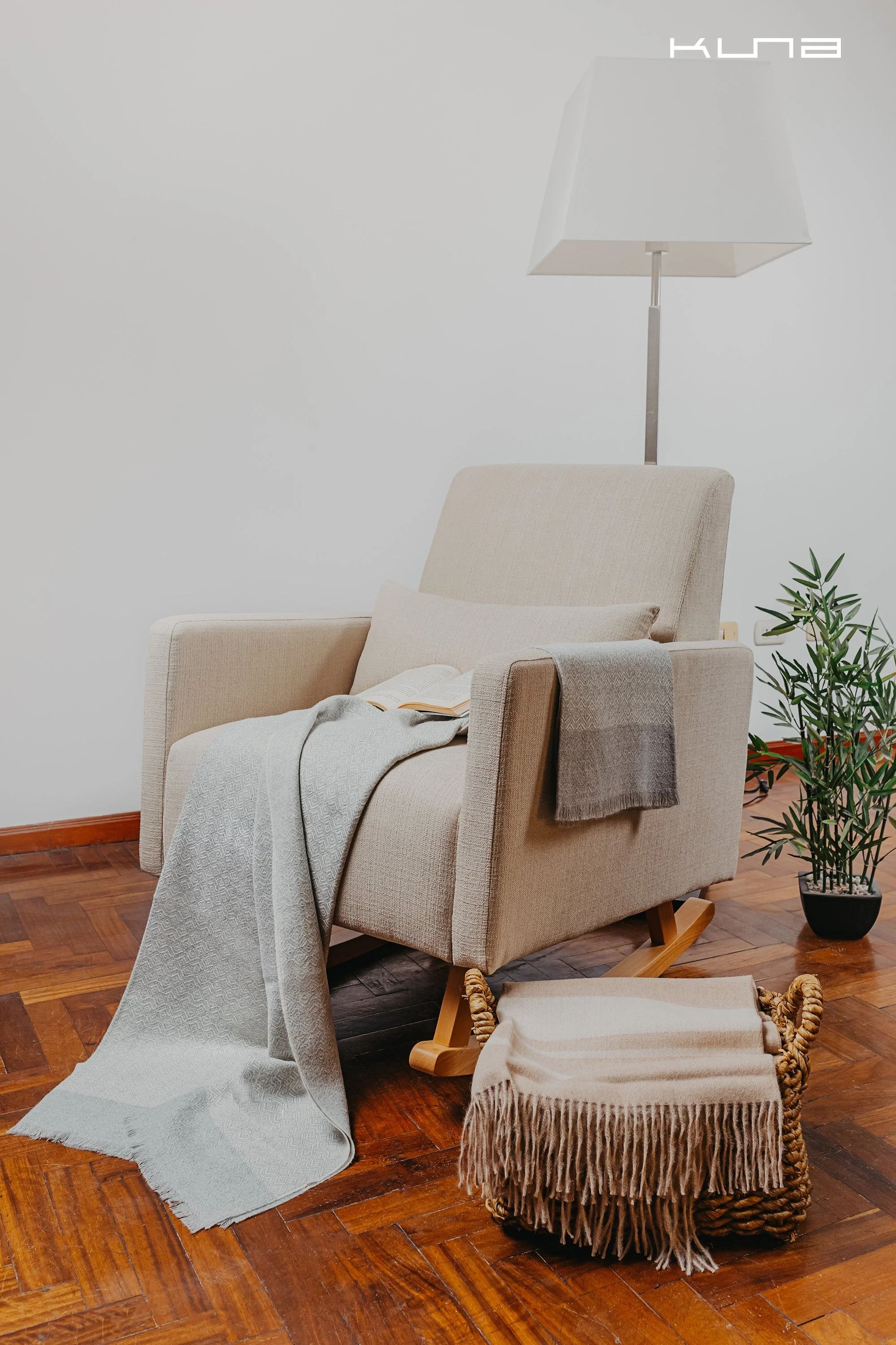 Vrac Blanket Baby Alpaca Color Grey Claro