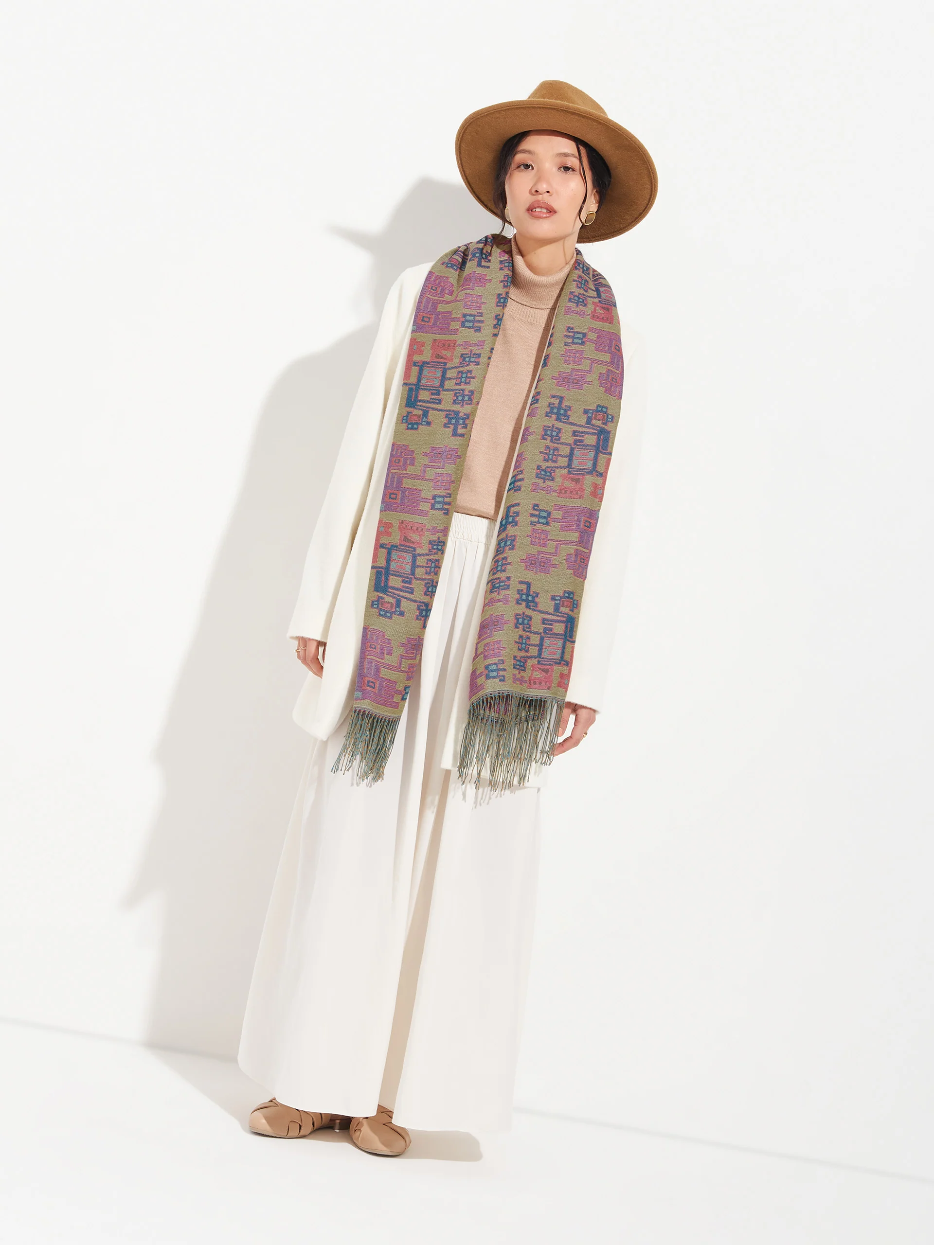 Nazca - 52 Shawl Baby Alpaca Color Purple