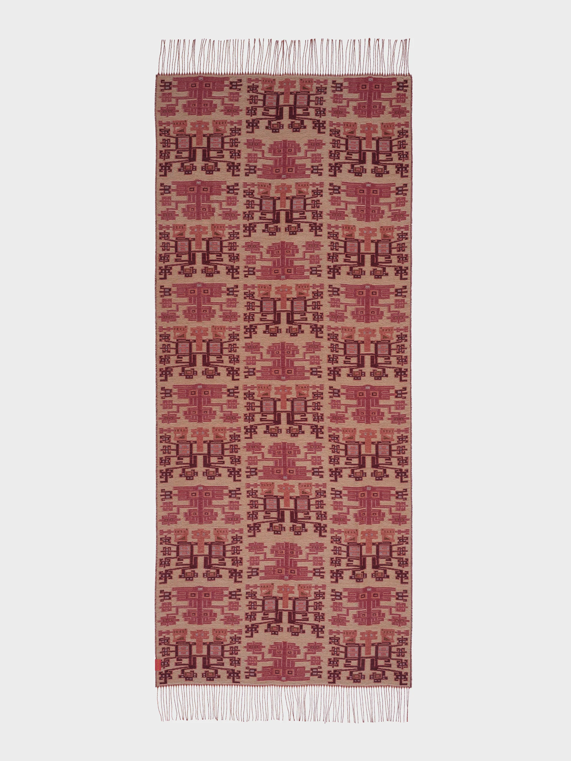 Nazca - 52 Shawl Baby Alpaca Color Red - Image 7