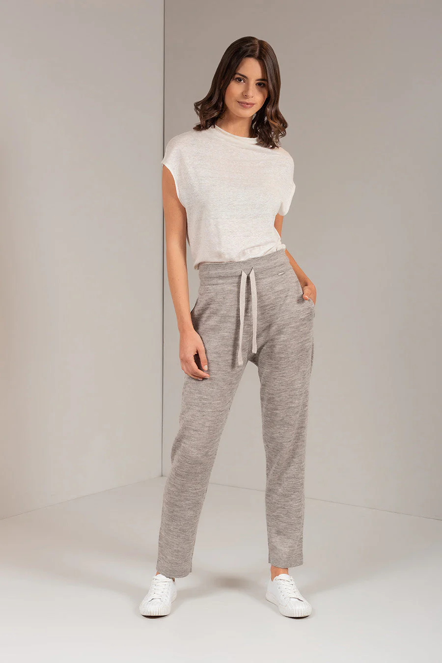Rescue Pants Cotton & Baby Alpaca Color Grey - Image 3