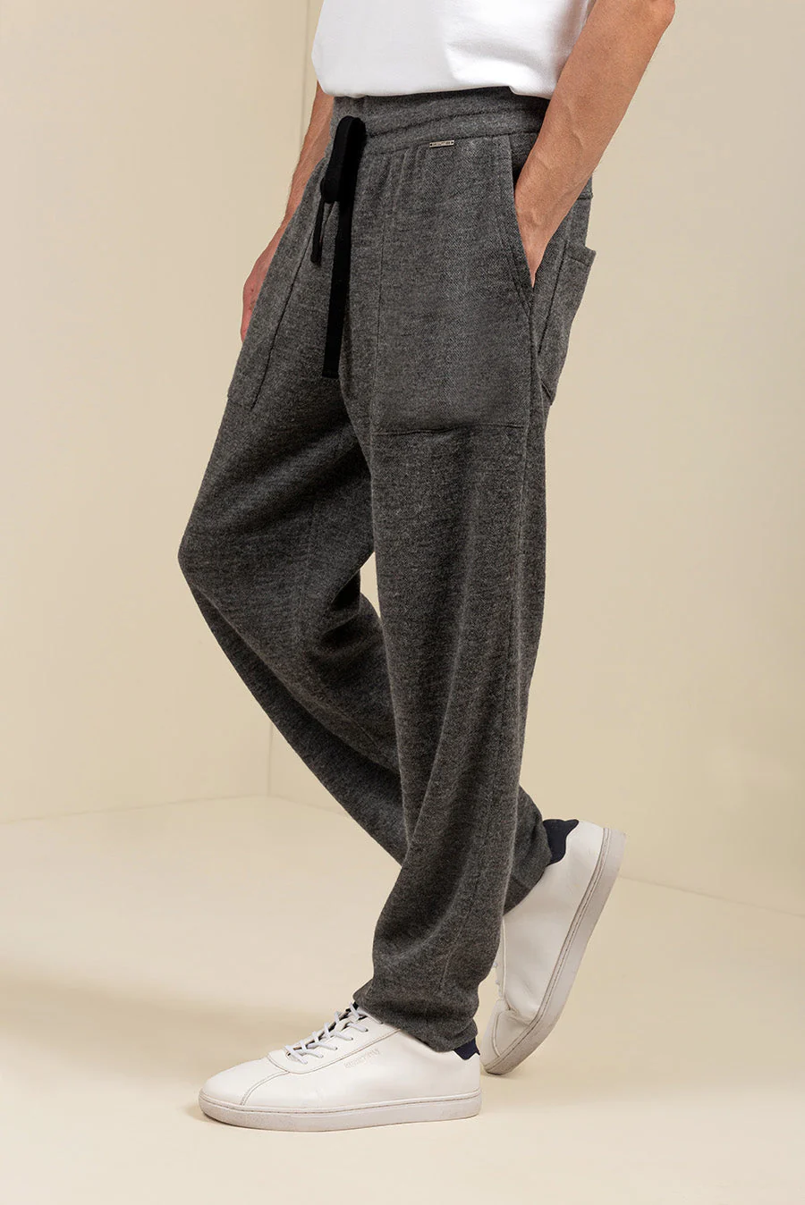 Uomo Pants Cotton & Baby Alpaca Color Tornado