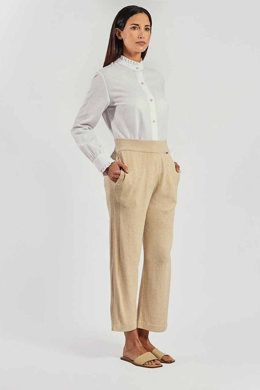 Voyage Pant Linen & Cotton Color Desert - Image 4