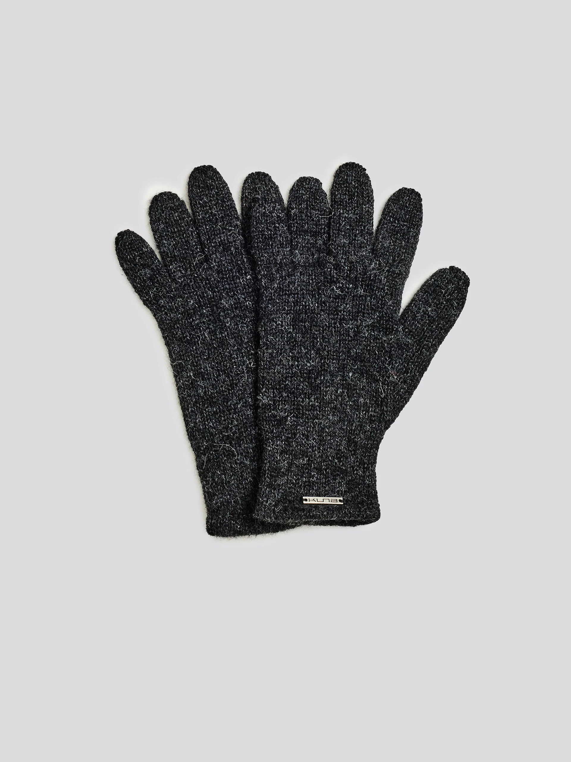 Paolo Gloves Baby Alpaca Color Grey - Image 2