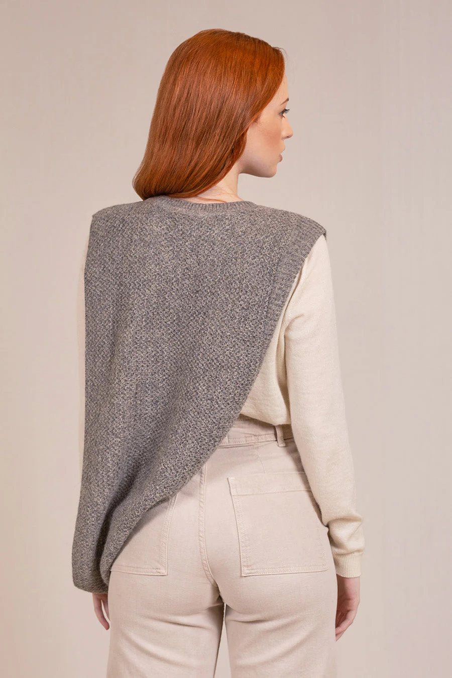 Valdi Poncho Baby Alpaca Color Nutmeg - Image 2