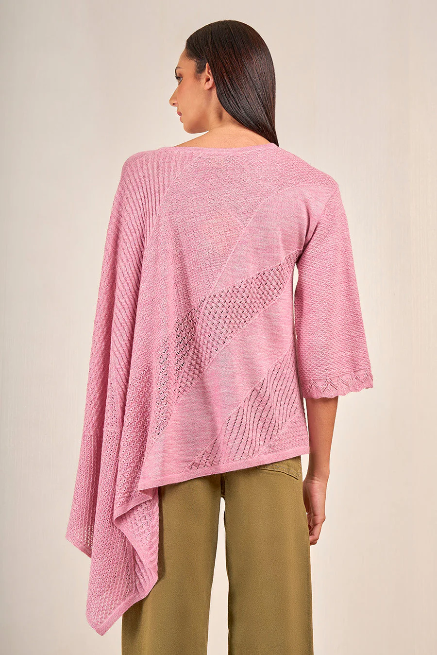 Vous Poncho Baby Alpaca Color Mosqueta - Image 2