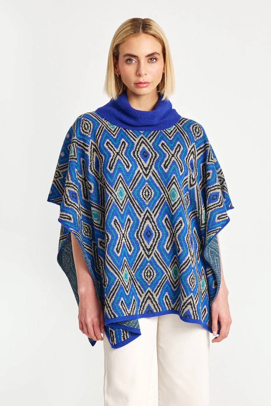 Wakosky Poncho Baby Alpaca Color Atitlan - Image 2