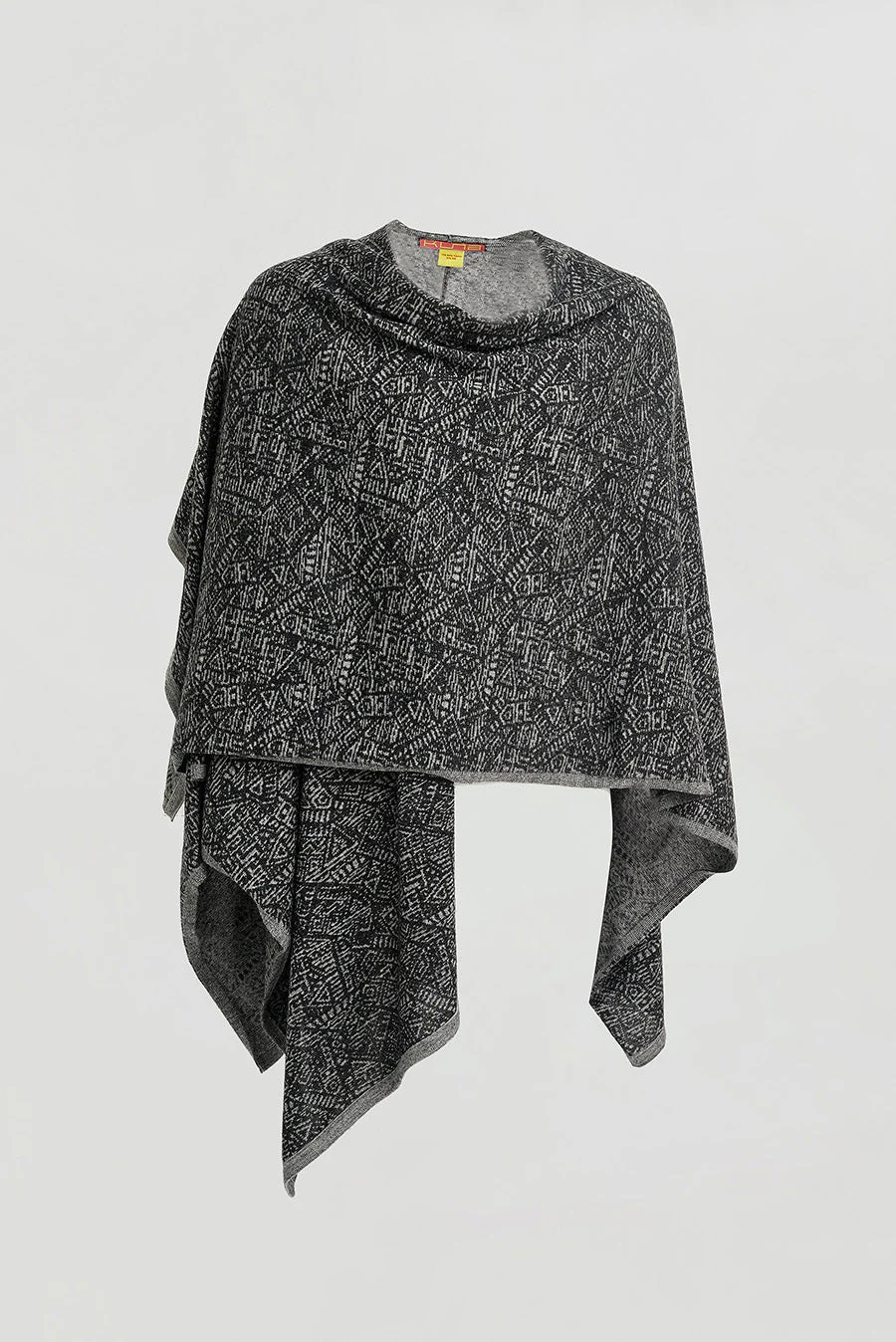 Web Poncho Baby Alpaca Color Nuage
