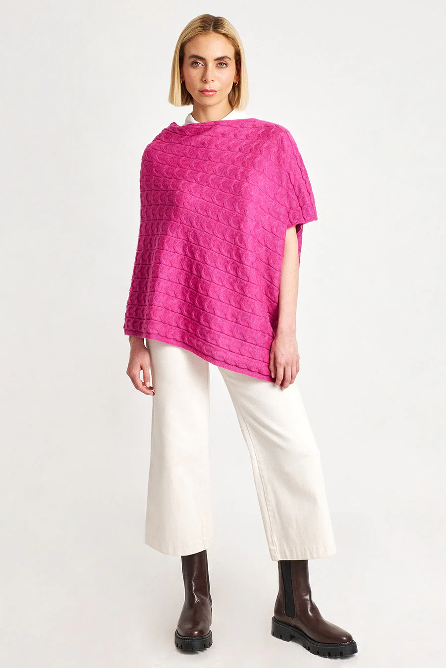 Willow Poncho Baby Alpaca Color Ceremony - Image 4