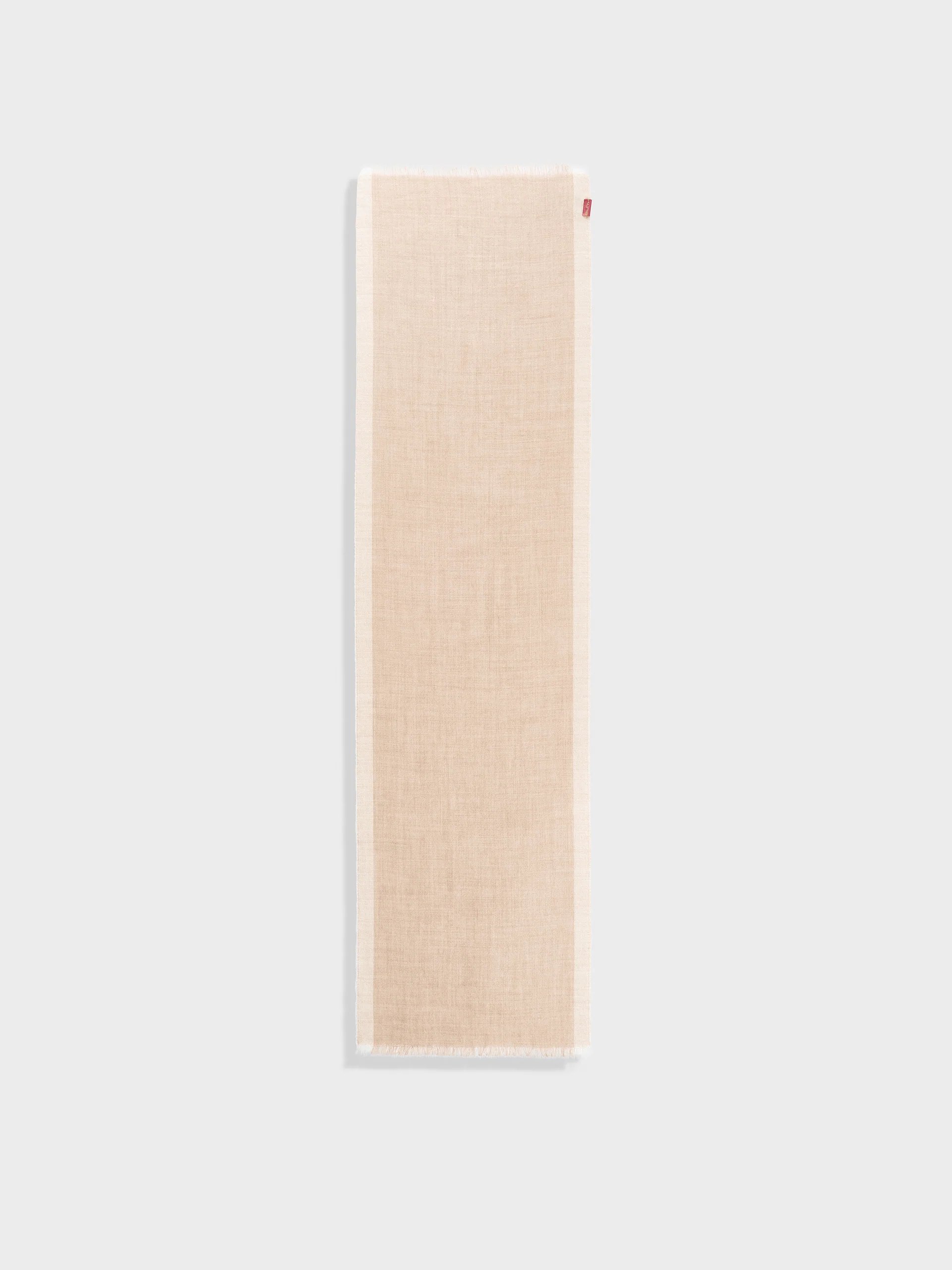 Rum Shawl Baby Alpaca Color Beige - Image 6