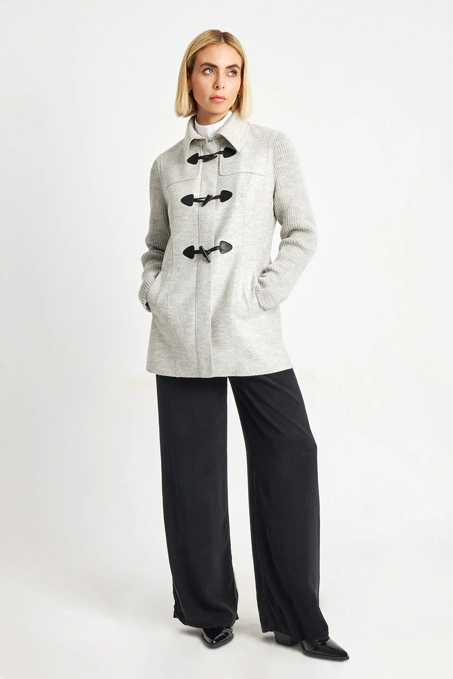 Nastri Coat Alpaca Color Penguin - Image 4