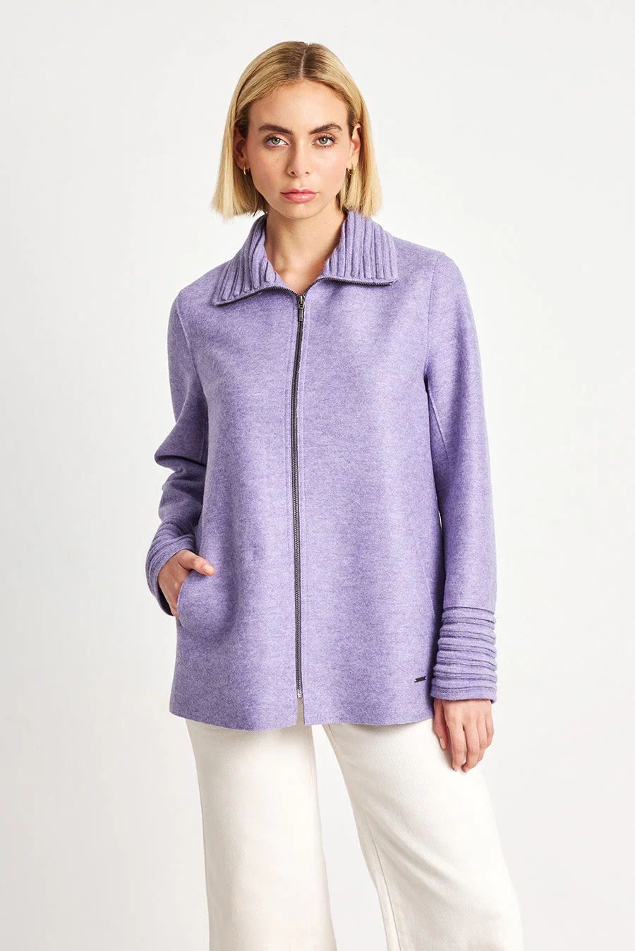 Waldorf Coat Alpaca Color Orchid - Image 2