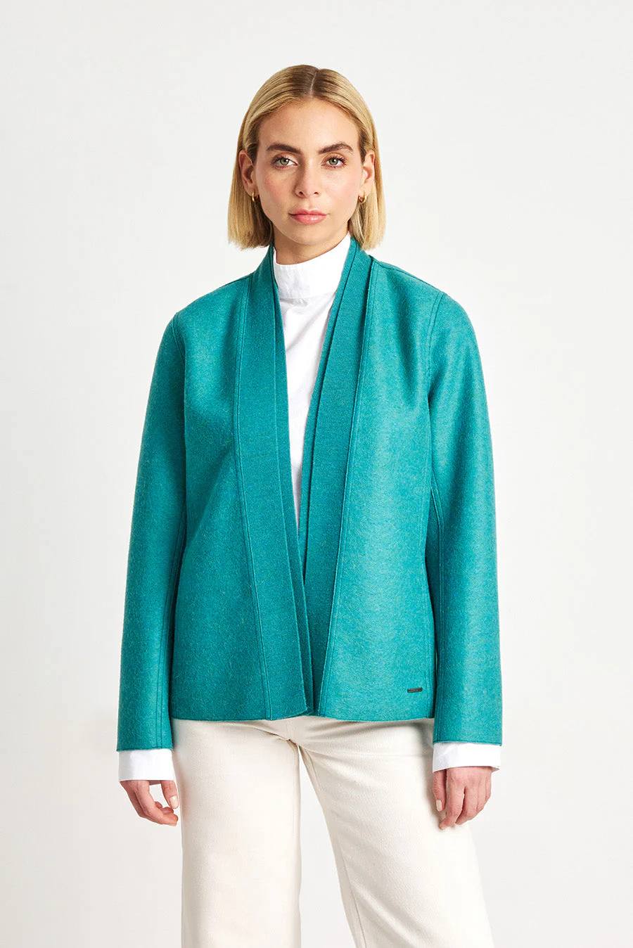Whistle Coat Alpaca Color Beryl - Image 2
