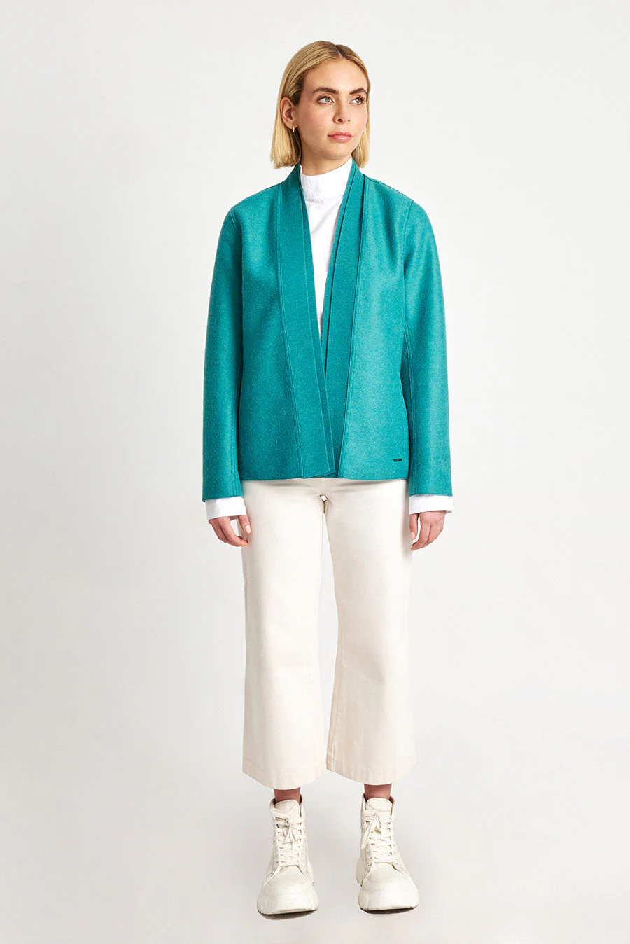 Whistle Coat Alpaca Color Beryl - Image 4