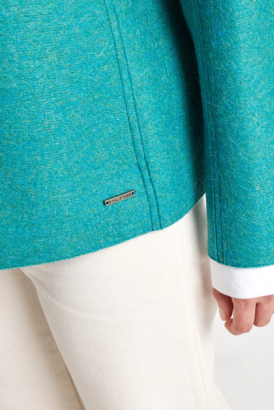 Whistle Coat Alpaca Color Beryl - Image 5