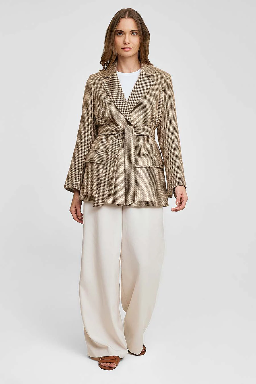 Widget Coat Baby Alpaca Color Beige - Image 4
