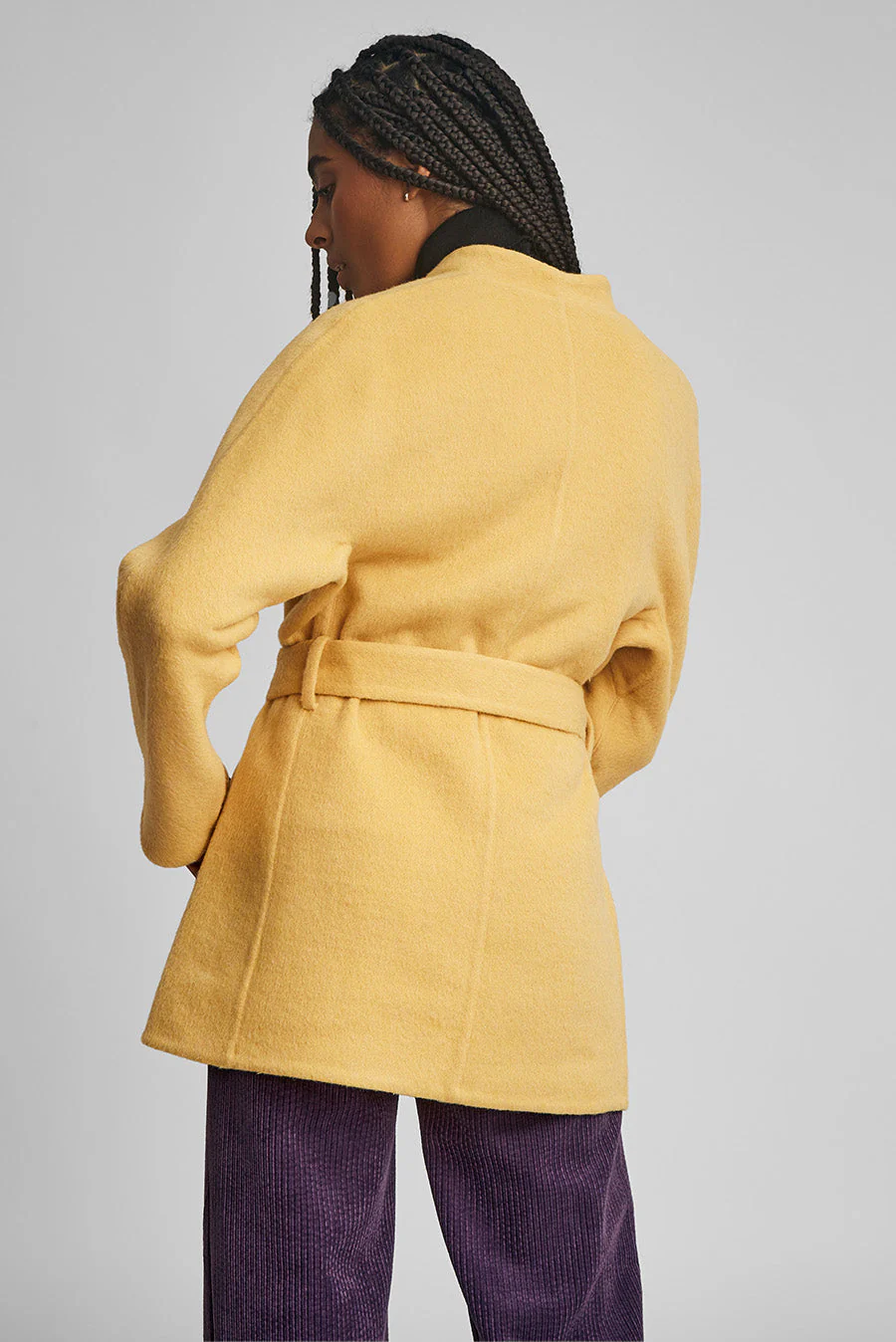 Wiki Coat Baby Alpaca Color Amarelo - Image 3