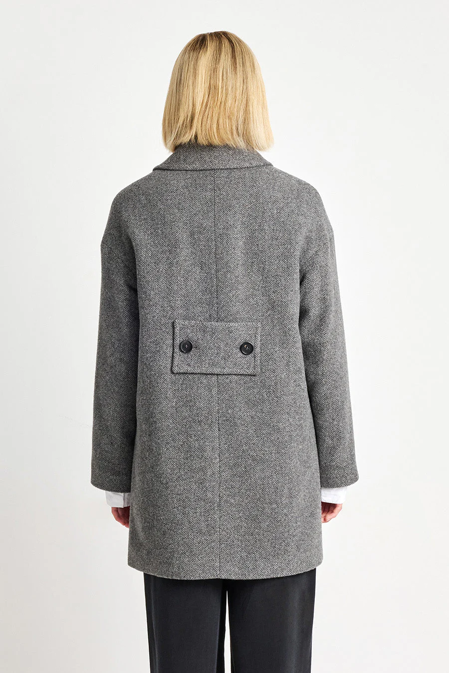Windy Coat Baby Alpaca Color Grey - Image 3