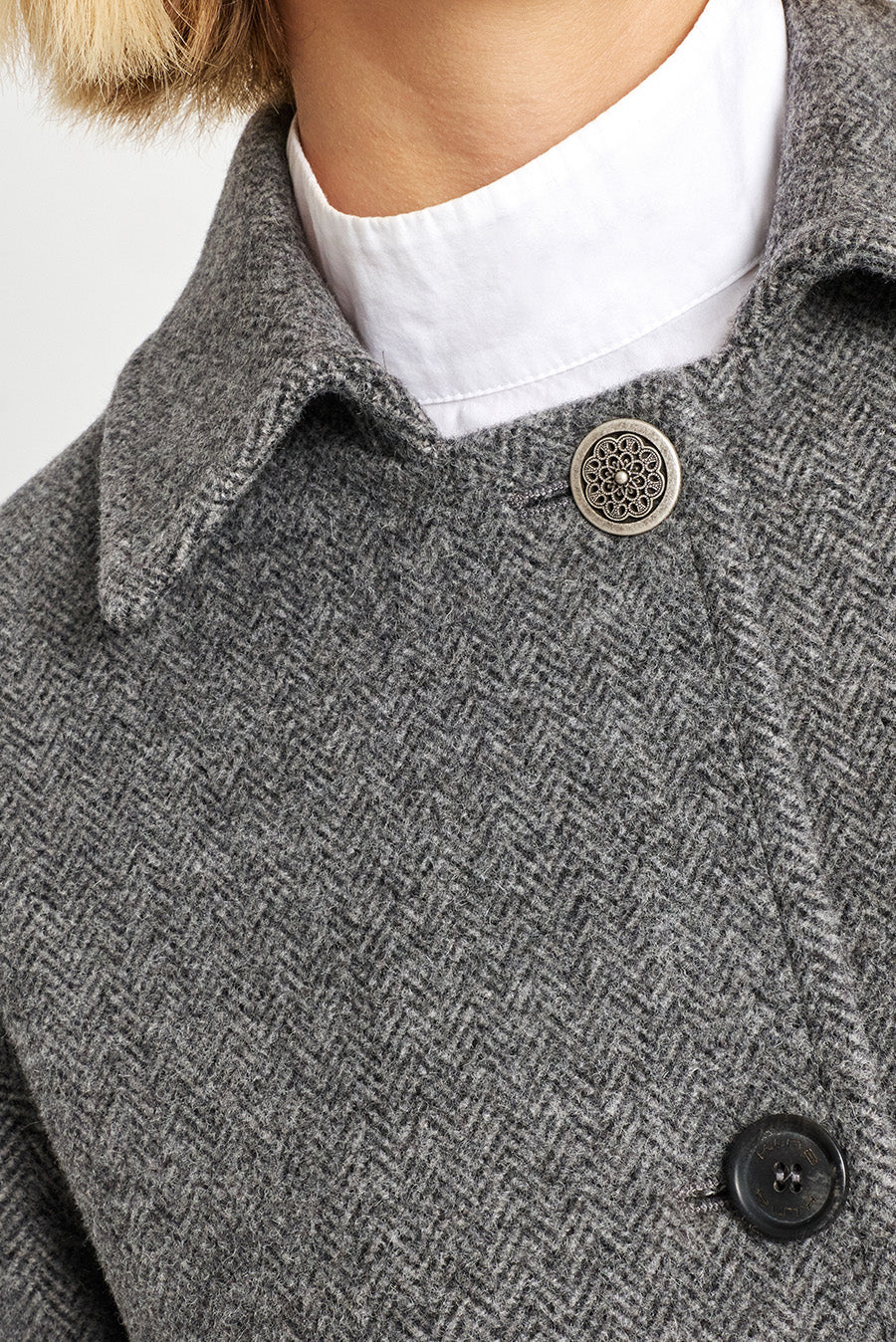 Windy Coat Baby Alpaca Color Grey - Image 5