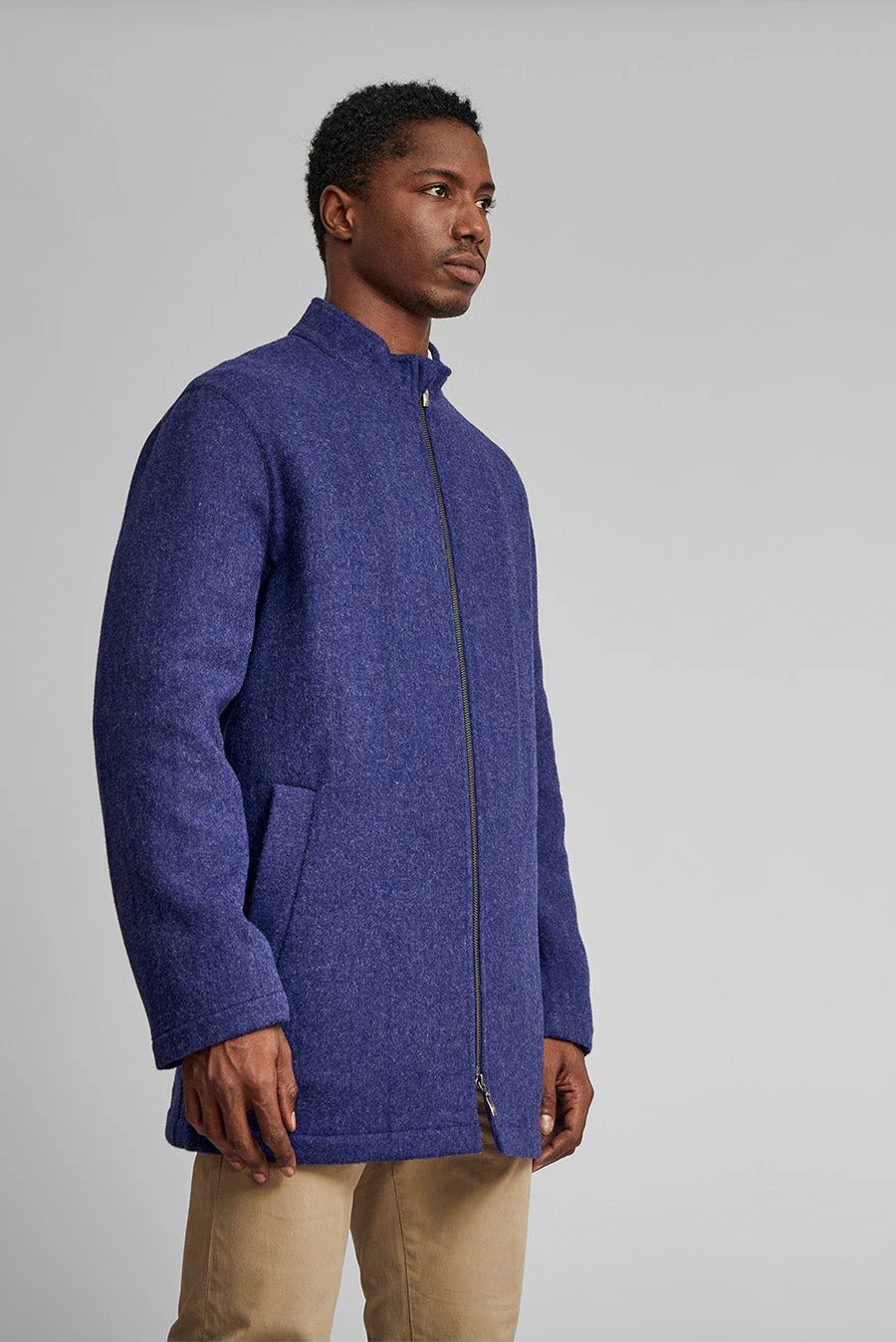 Winston Coat Baby Alpaca & Wool Color Niagara - Image 2