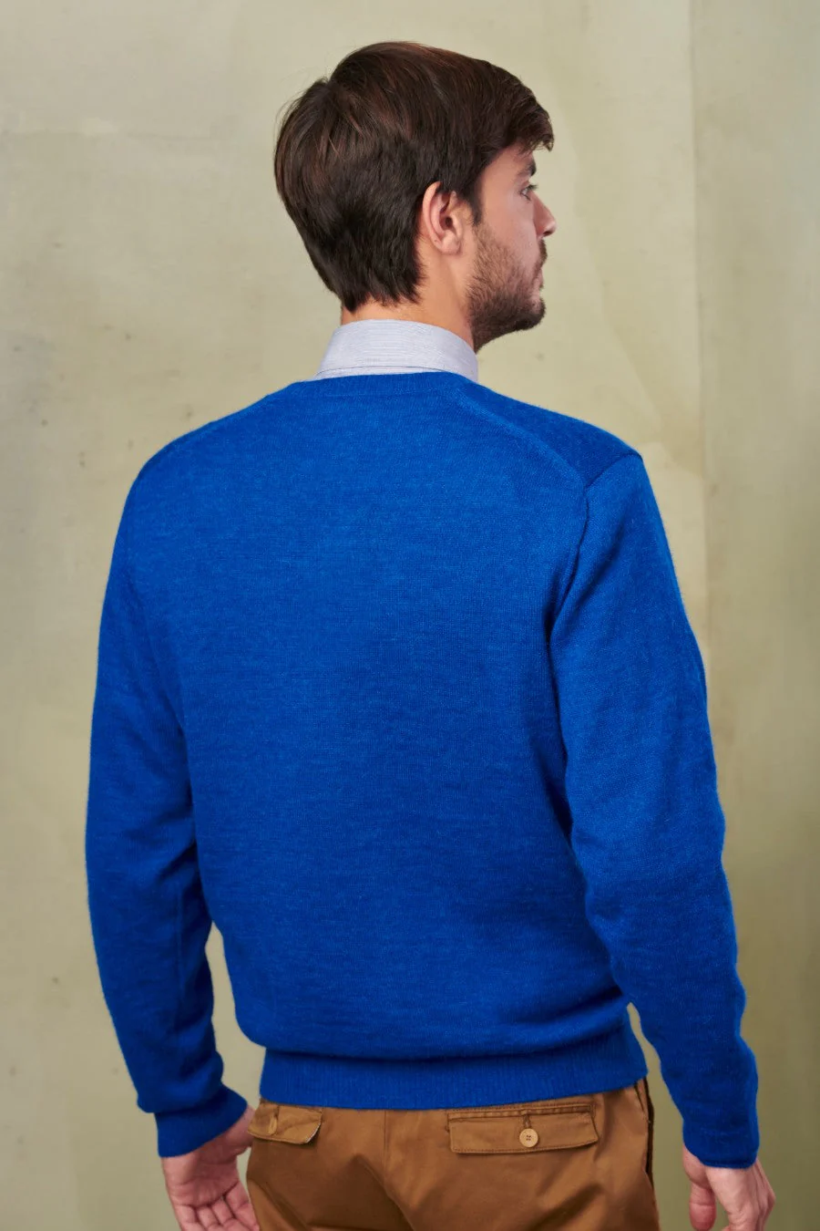 Alan Sweater Baby Alpaca Color Blu - Image 2