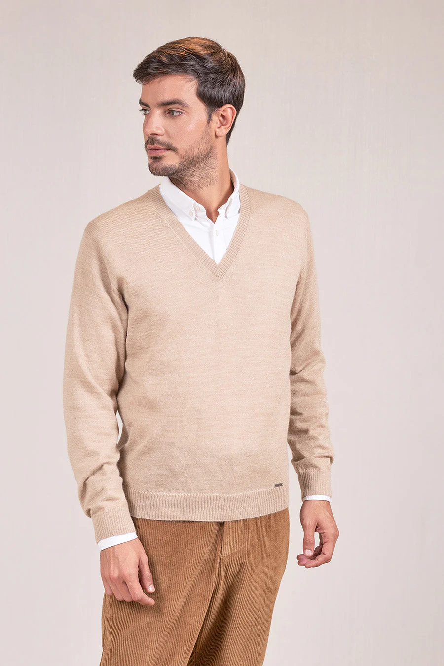 Alan Sweater Baby Alpaca Color Cornetto