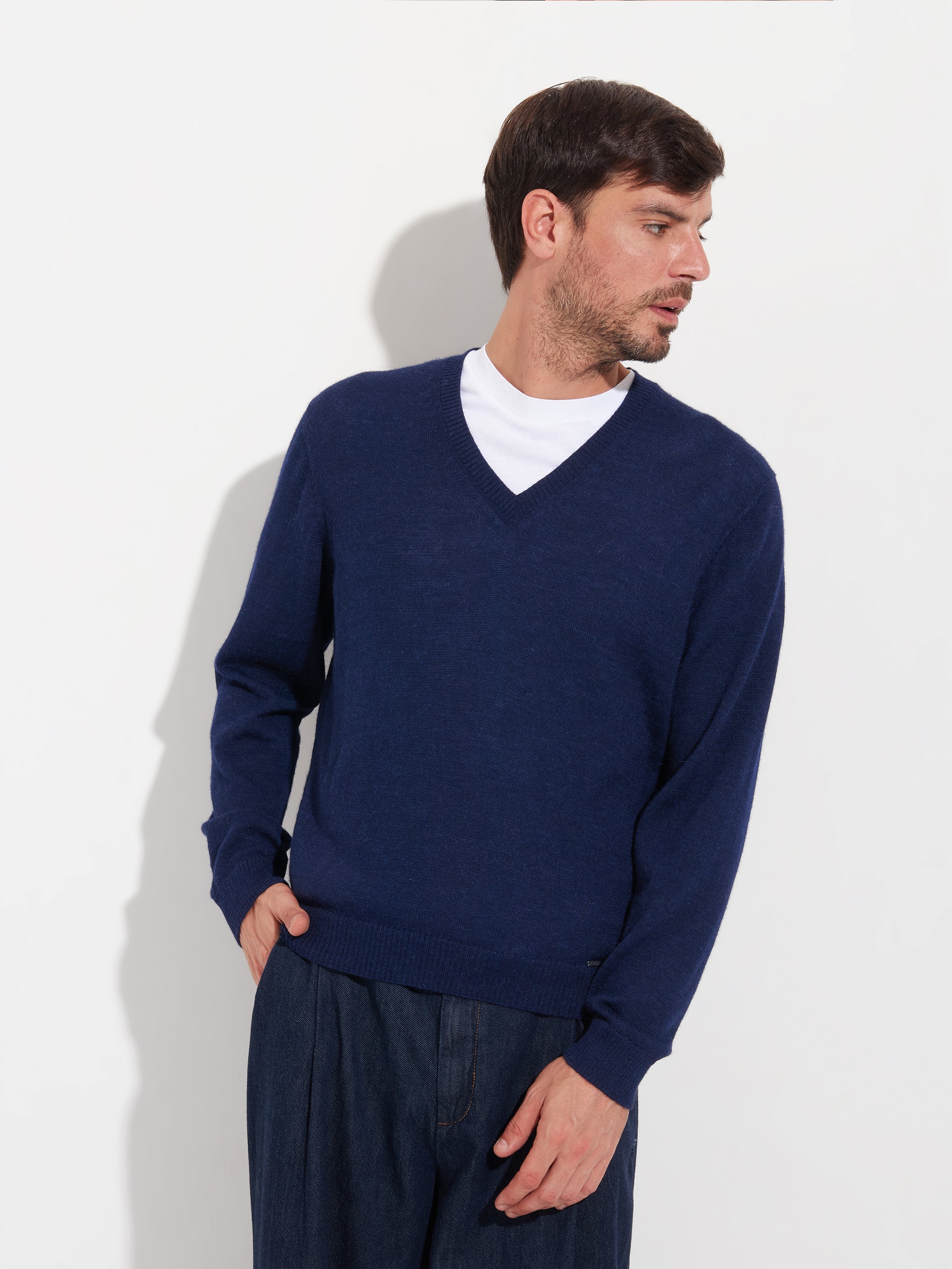 Alan Sweater Baby Alpaca Color Golondrina - Image 2