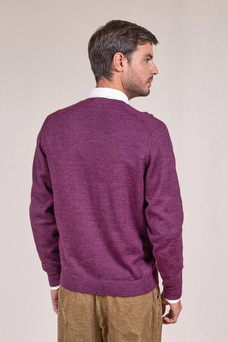 Alan Sweater Baby Alpaca Color Vendimia - Image 2