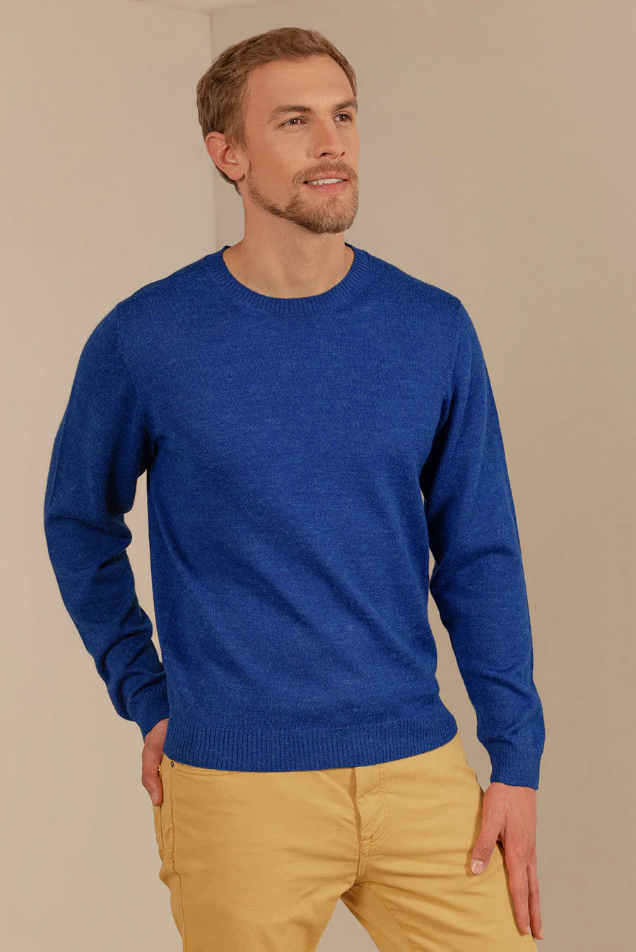 Alaska Sweater Baby Alpaca Color Blu - Image 2