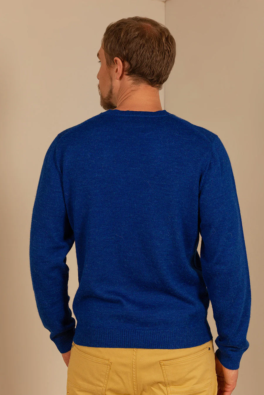 Alaska Sweater Baby Alpaca Color Blu - Image 3