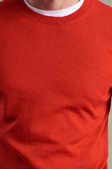 Alaska Sweater Baby Alpaca Color Redorange - Image 4