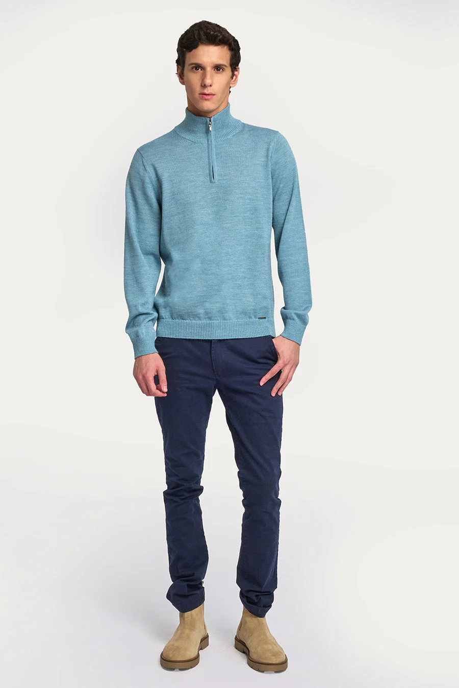 Albert Sweater Baby Alpaca Color Alamo - Image 4