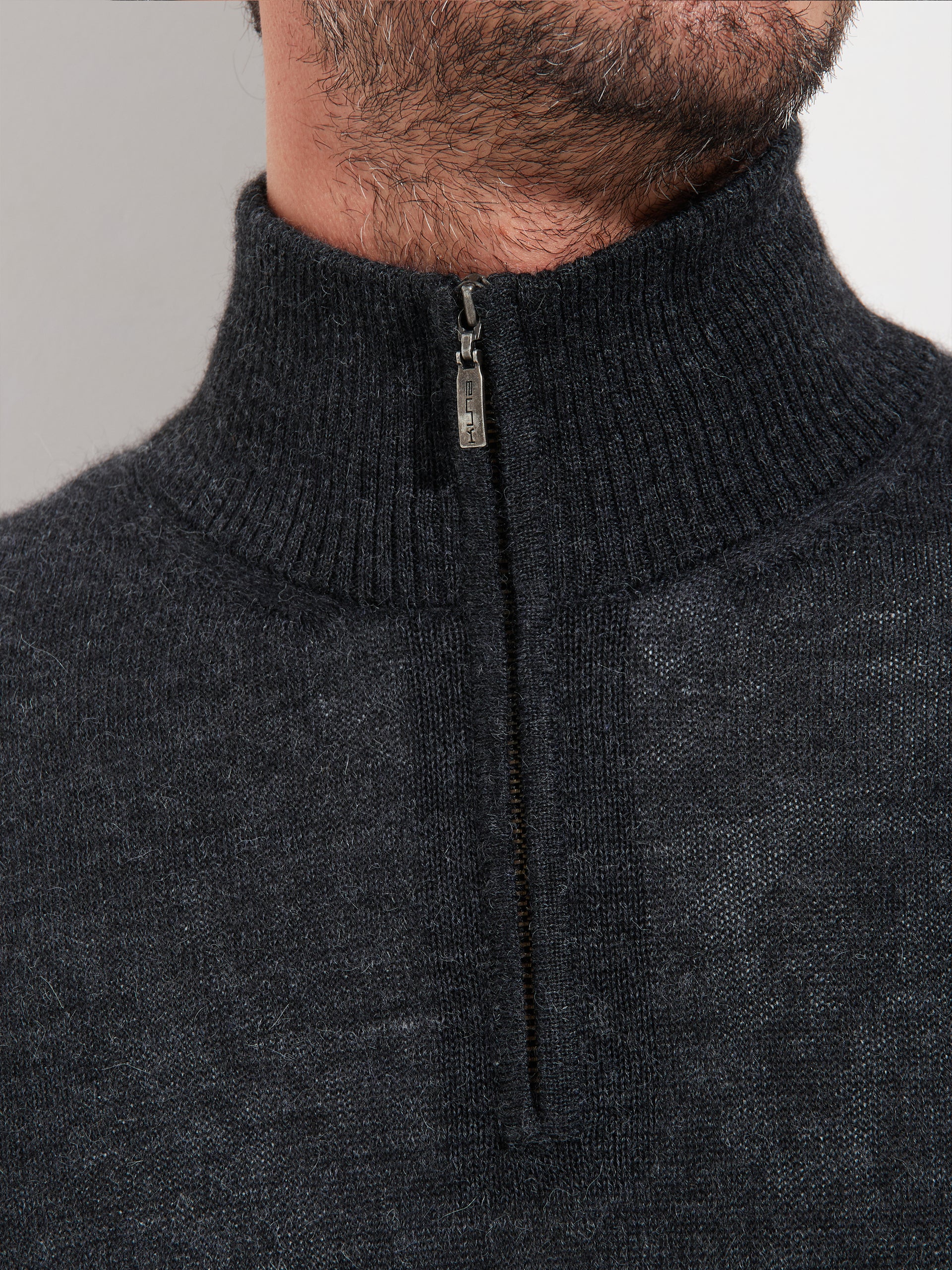 Albert Sweater Baby Alpaca Color Anthracite - Image 5