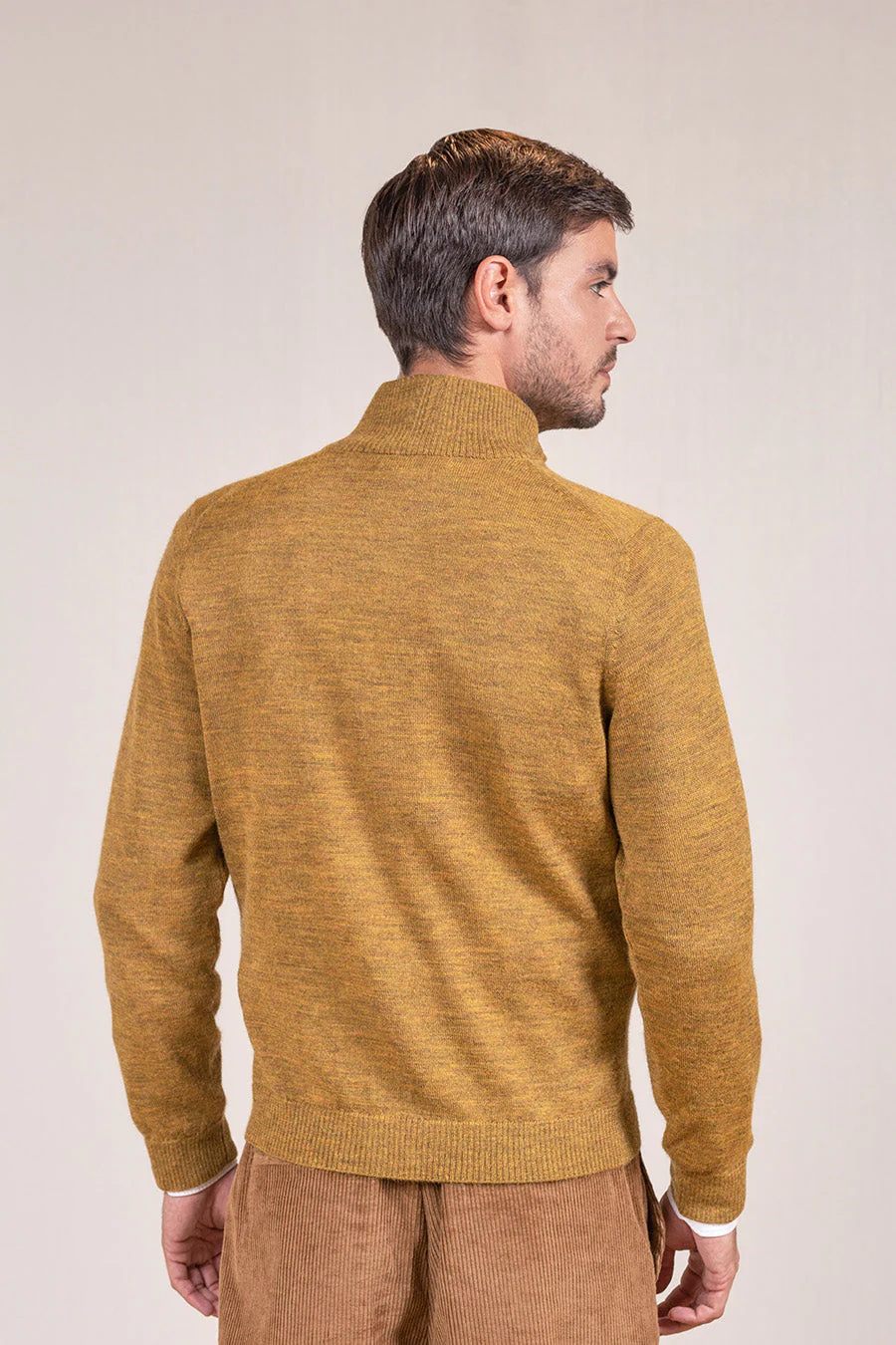 Albert Sweater Baby Alpaca Color Curry - Image 2
