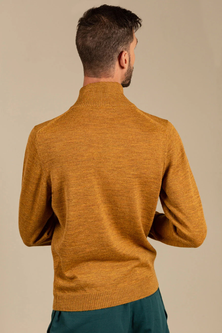 Albert Sweater Baby Alpaca Color Senape - Image 2