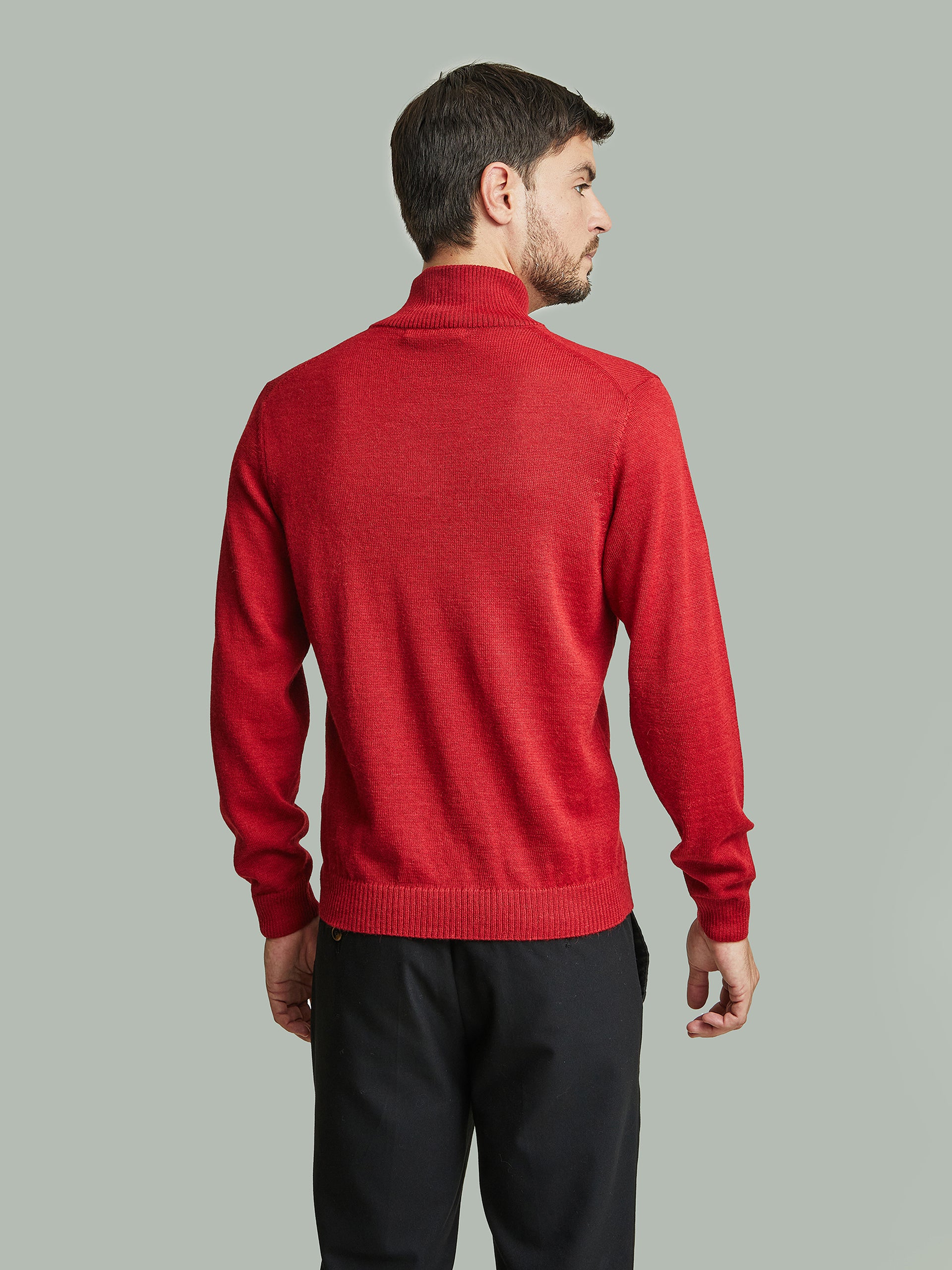 Albert Sweater Baby Alpaca Color Vermouth - Image 3