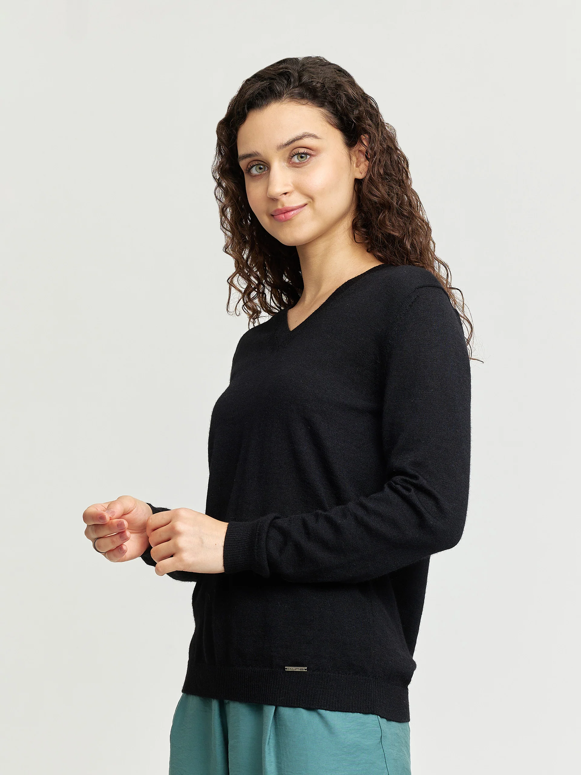 Alicia Sweater Baby Alpaca Color Black - Image 2