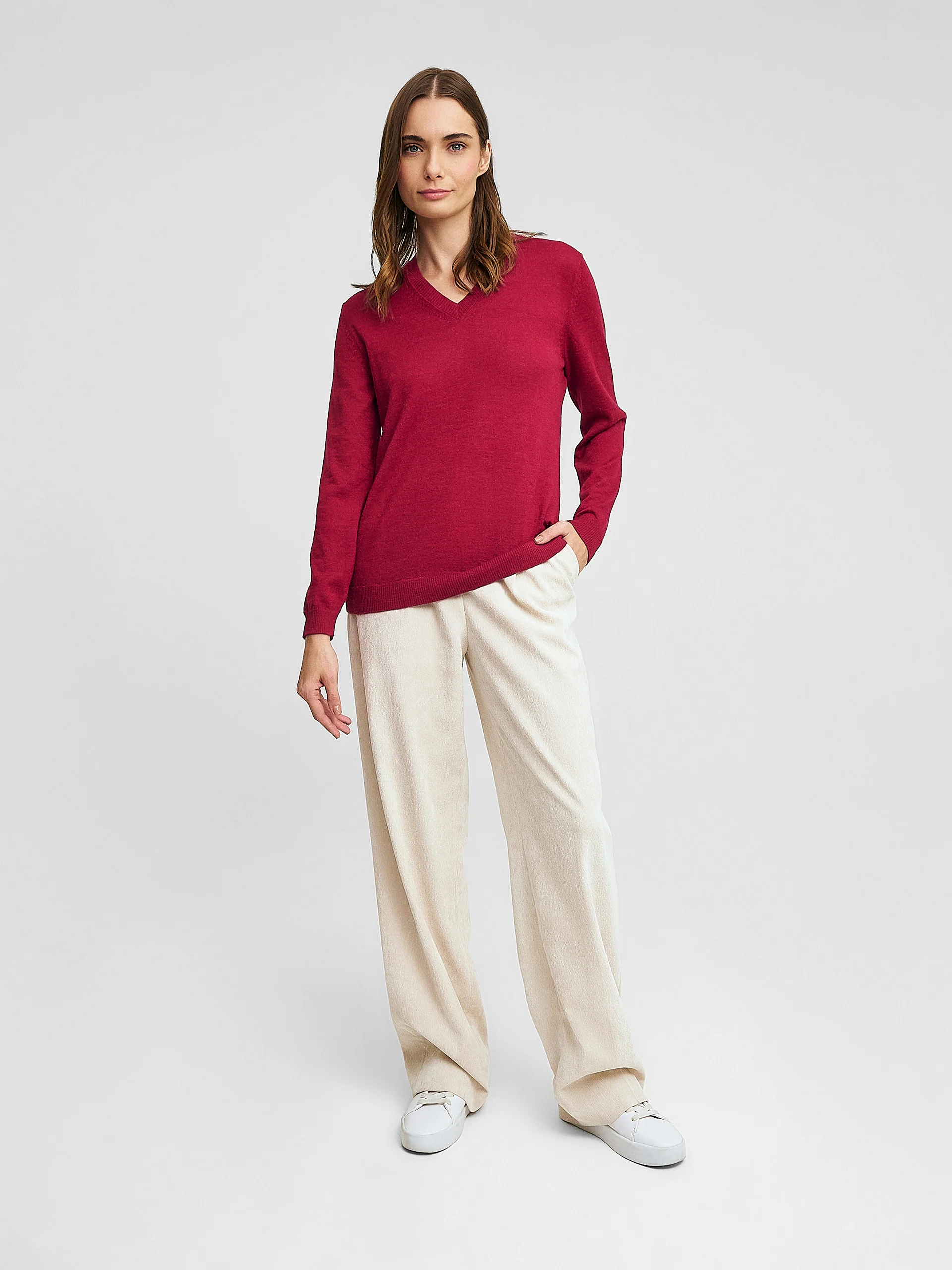 Alicia Sweater Baby Alpaca Color Rumba - Image 4