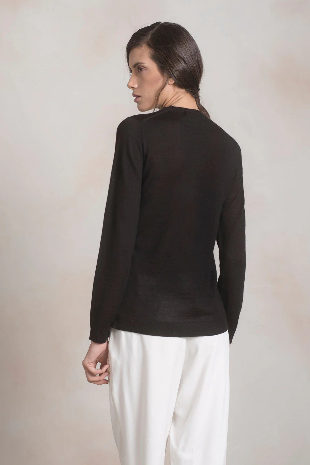 Almibar Sweater Baby Alpaca Color Black - Image 2