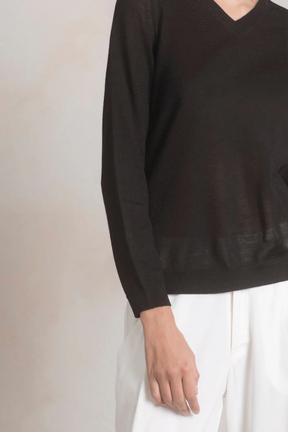 Almibar Sweater Baby Alpaca Color Black - Image 4