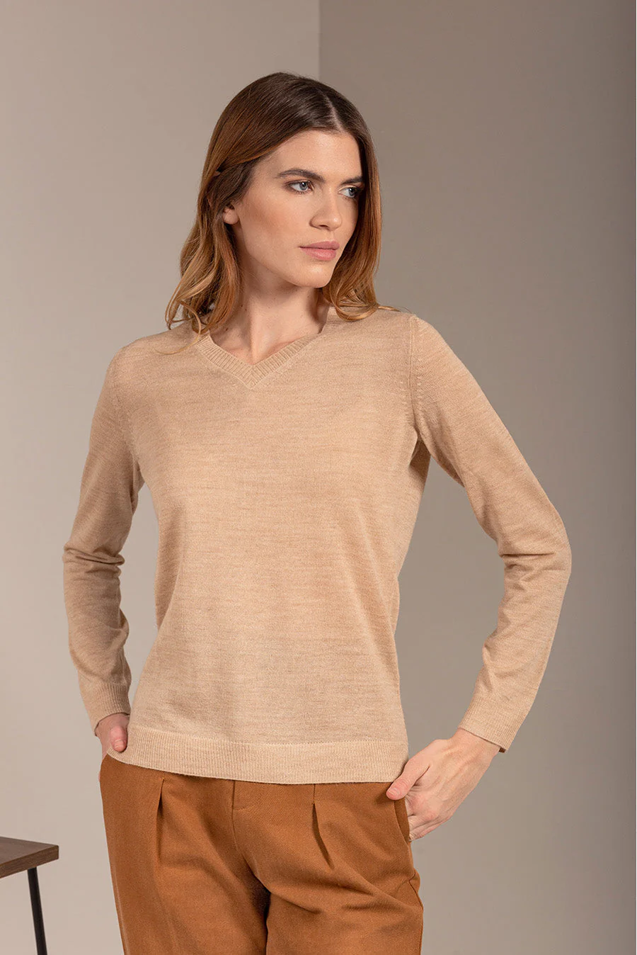 Almibar Sweater Baby Alpaca Color Nomad