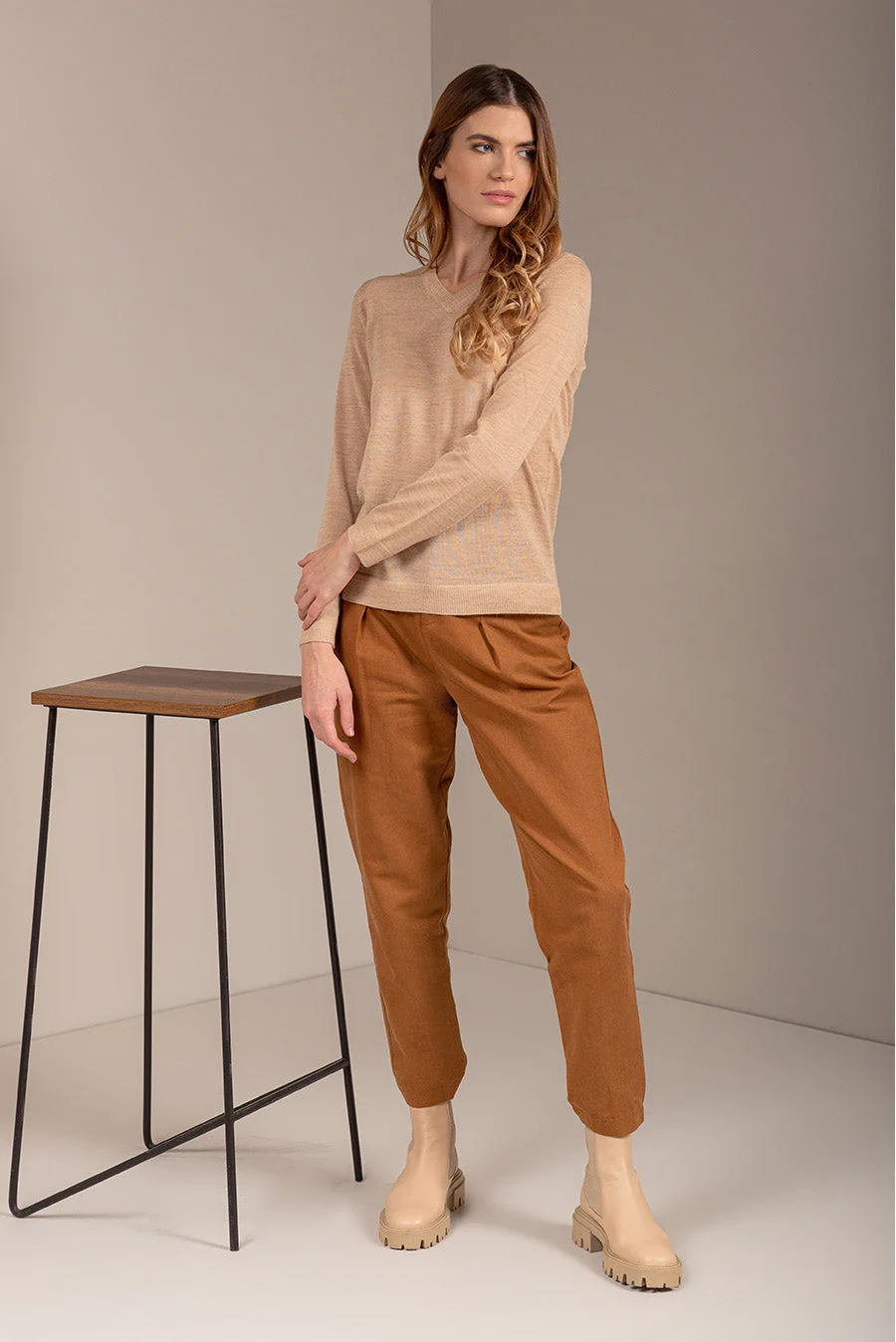 Almibar Sweater Baby Alpaca Color Nomad - Image 3