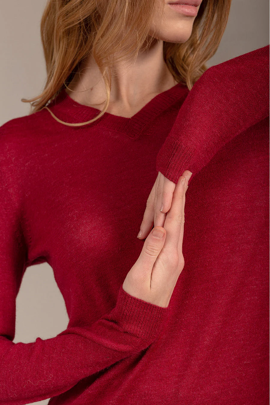 Almibar Sweater Baby Alpaca Color Rumba - Image 4
