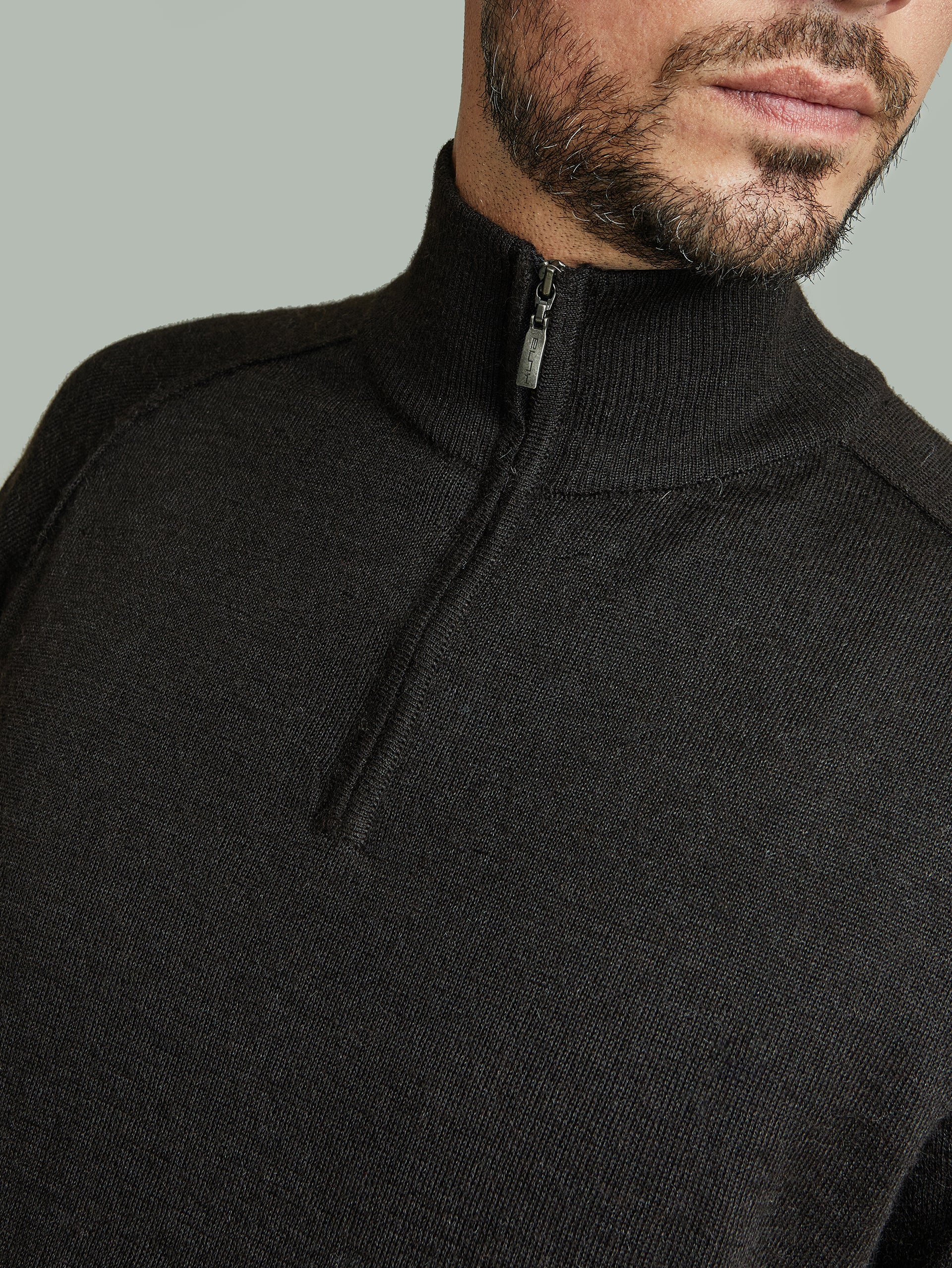 Beatle Sweater Baby Alpaca Black Color Black - Image 5
