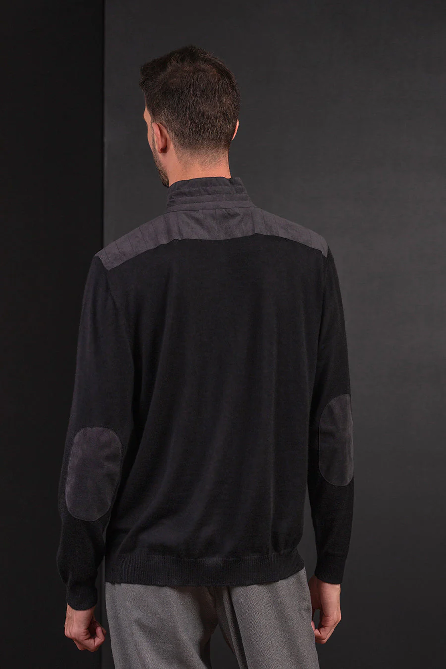 Berlin Sweater Alpaca 16 Color Black - Image 2