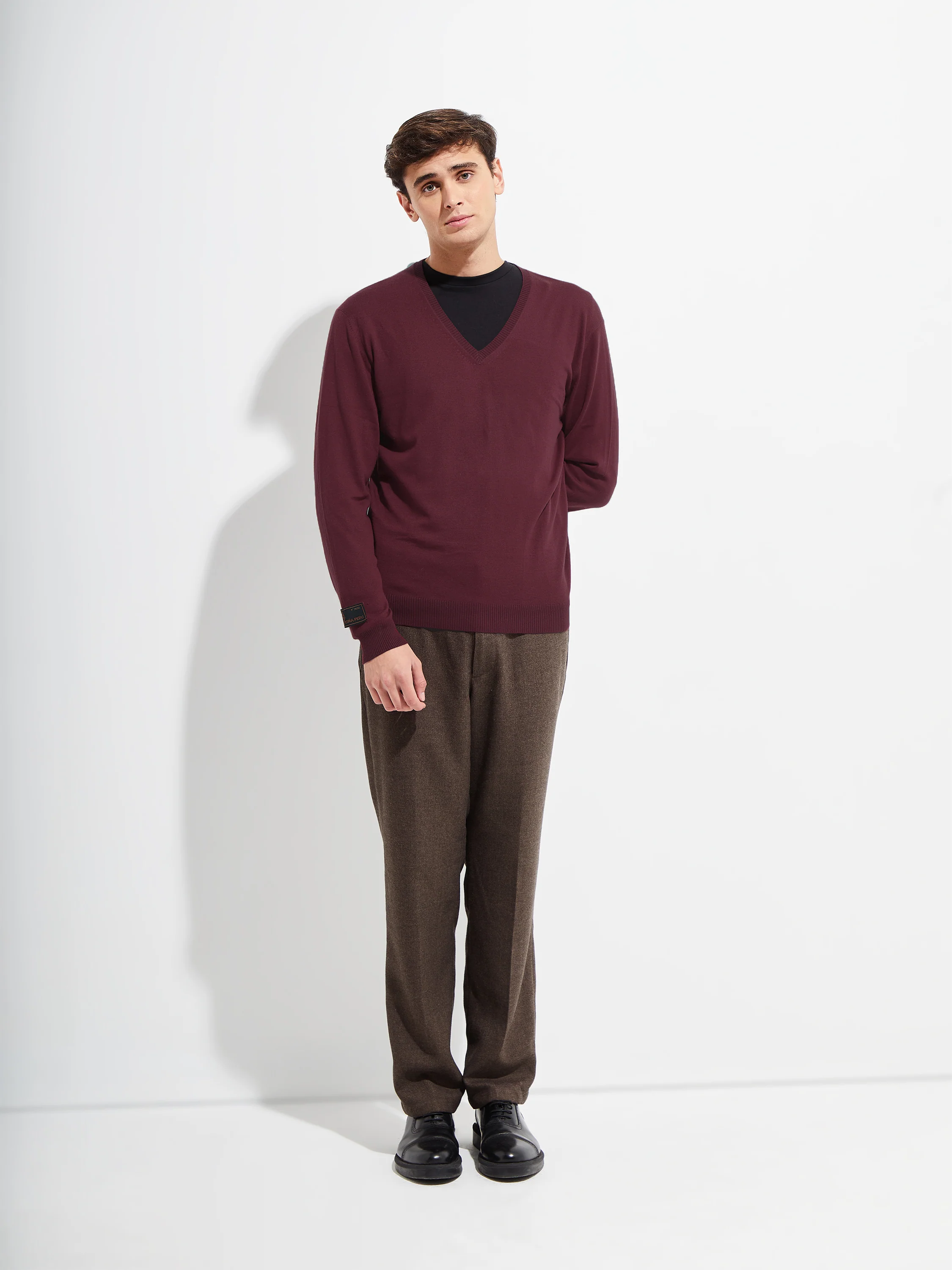 Brian Sweater Vicuña Color Burdeo - Image 4
