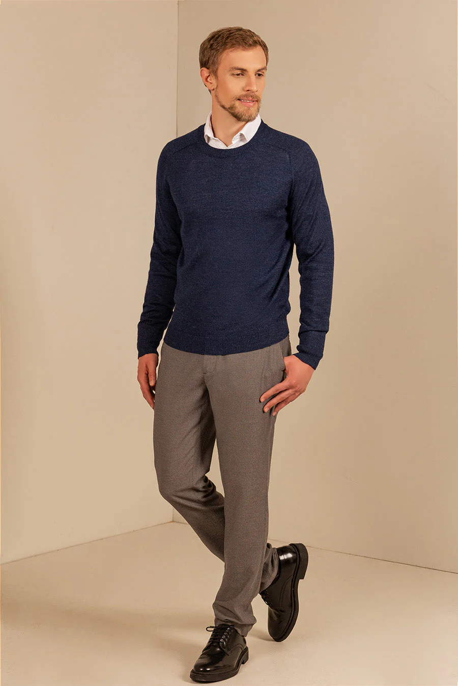 Theo Sweater Royal Alpaca Color Evening - Image 3