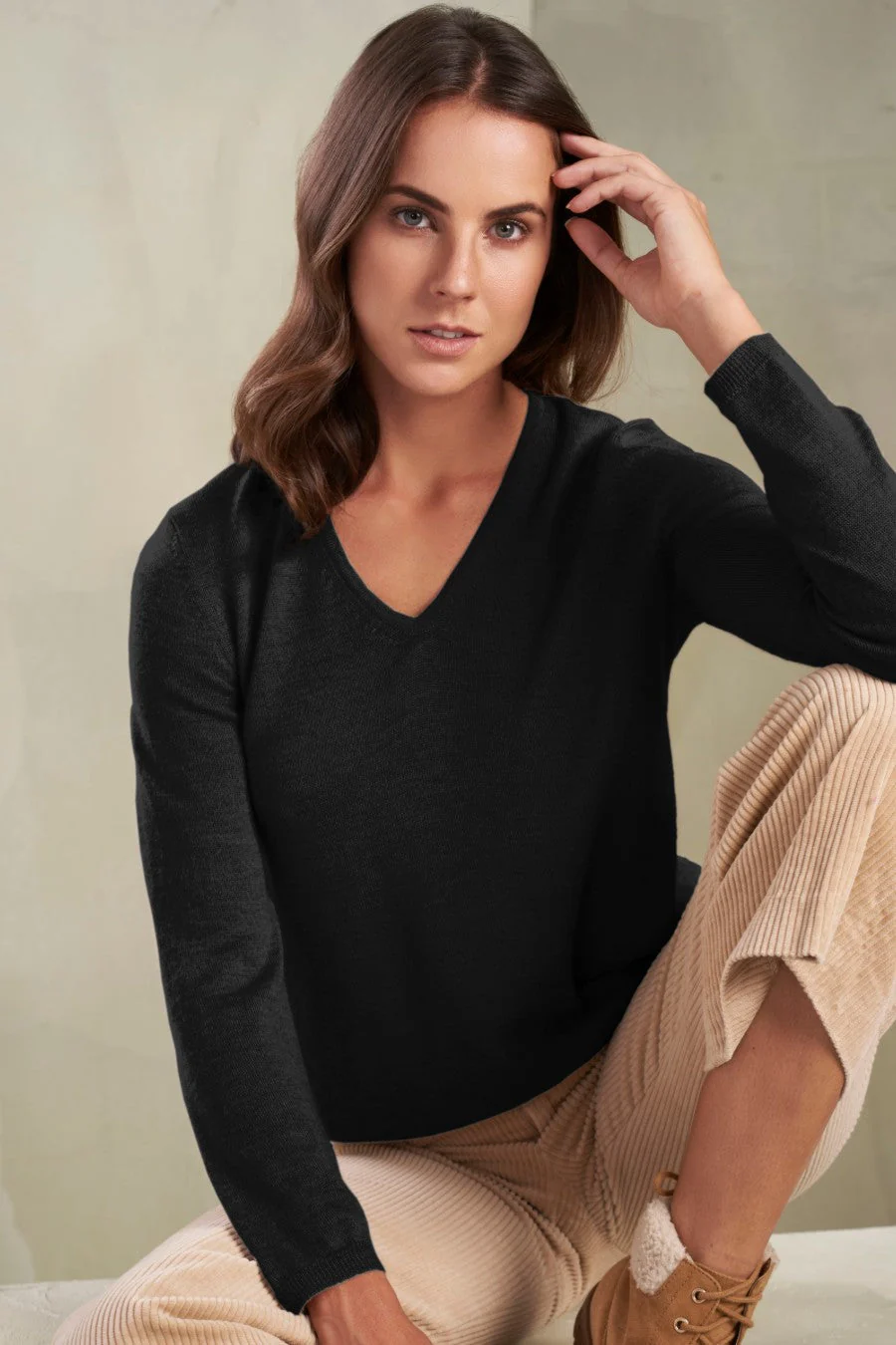 Tudor Sweater Royal Alpaca Color Black